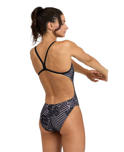 W Kikko Pro Swimsuit Challenge Back black-multi