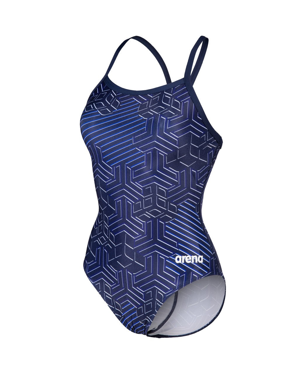 W Kikko Pro Swimsuit Lightdrop Back navy-multi