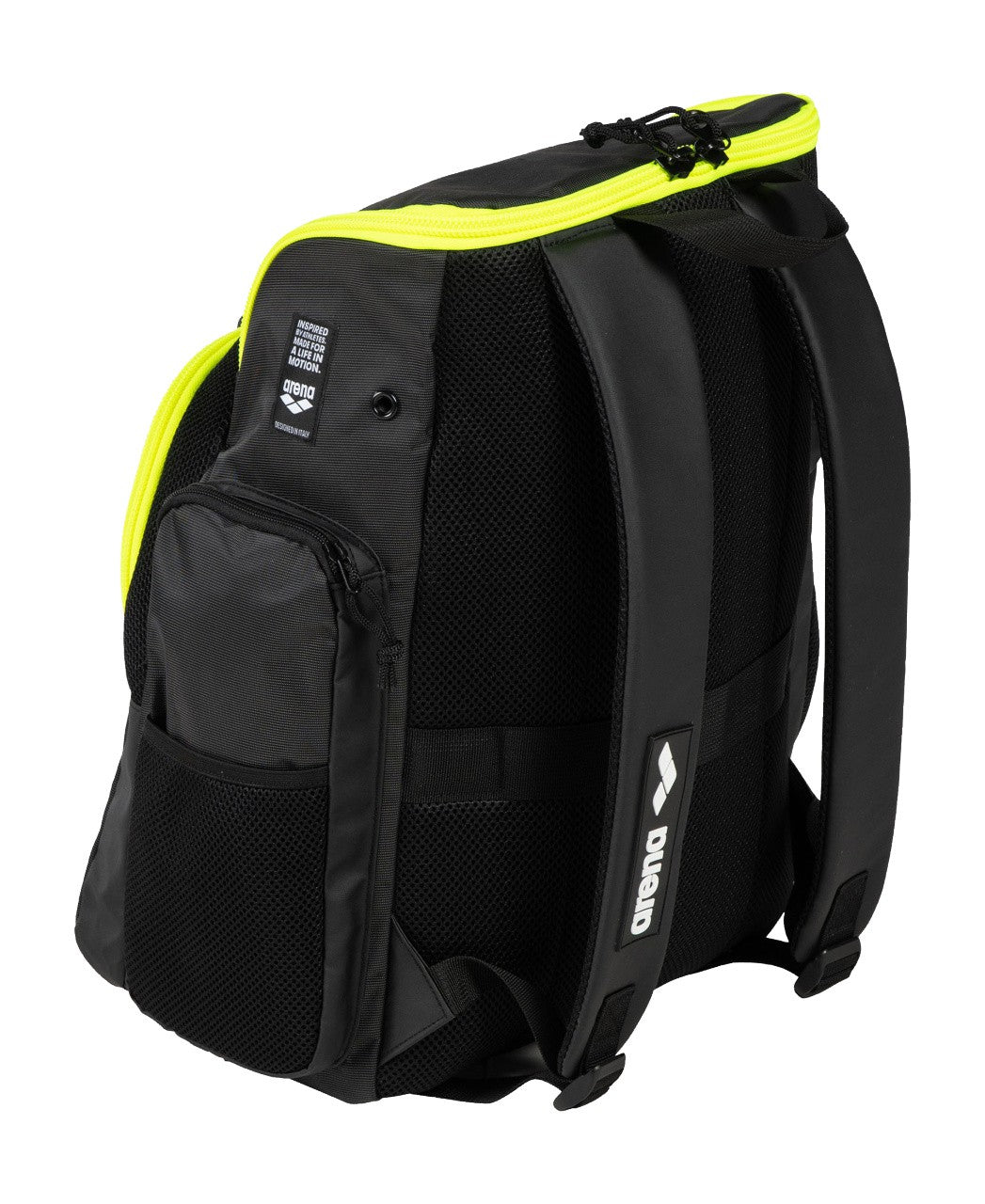 Spiky III Backpack 35 darksmoke-neonyellow