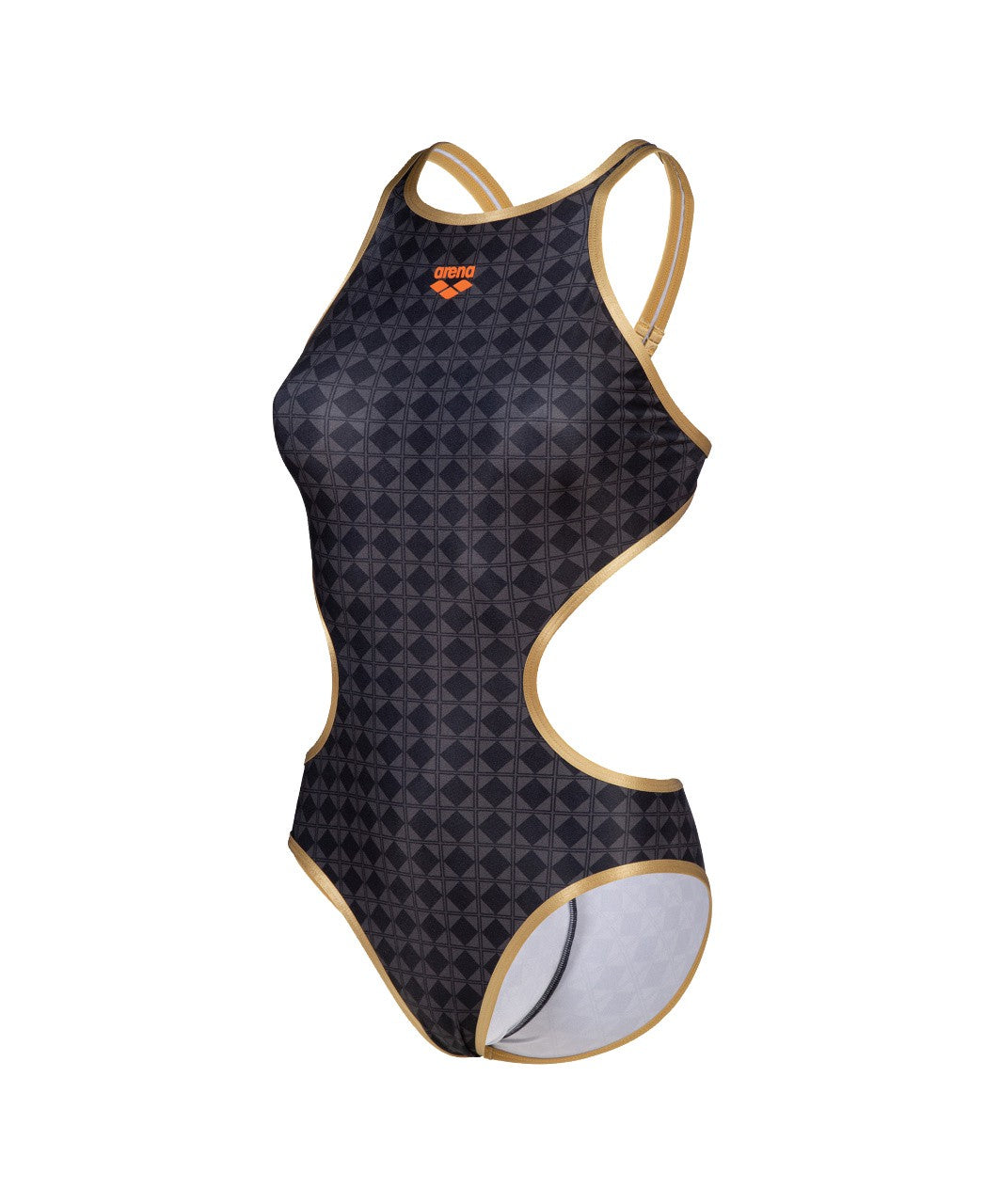 W 50Th Swimsuit Tech One Back black-multi-gold