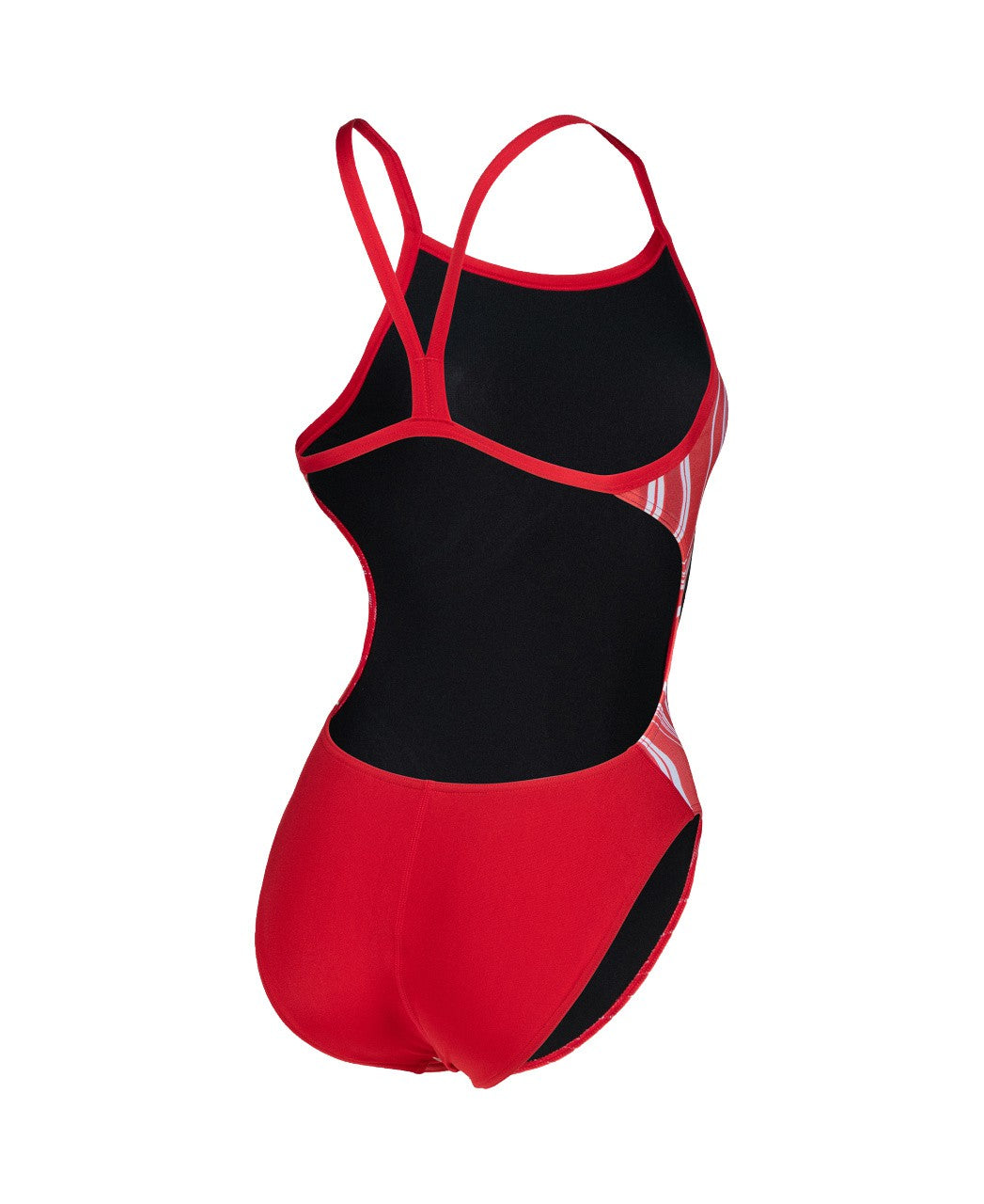 W Swimsuit Challenge Back Marbled red-redmulti