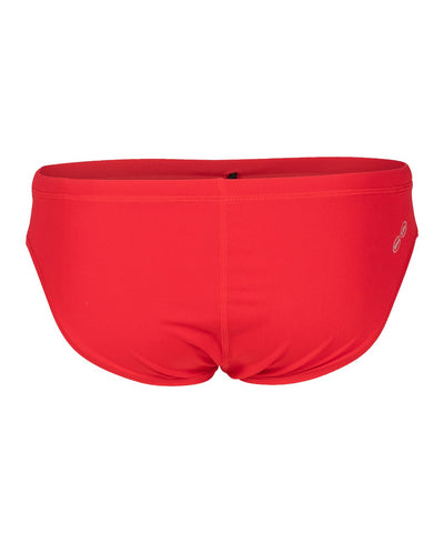 B Team Swim Briefs Solid red-white