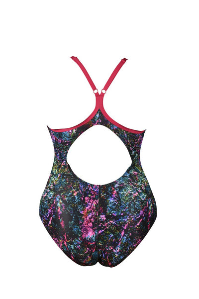 W Mountains Light Drop One Piece Plus freak-rose