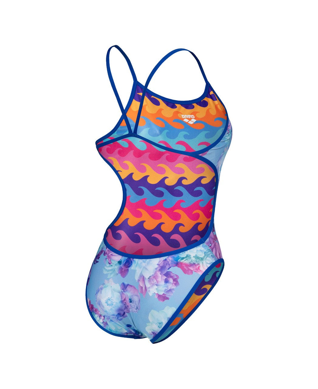 W Swimsuit Challenge Back Reversible Ao neonblue