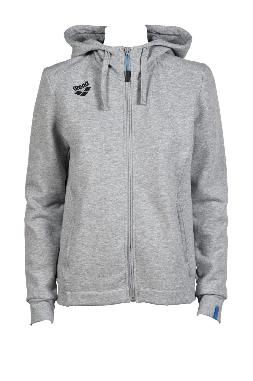 W Team Hooded Jacket Panel heather-grey