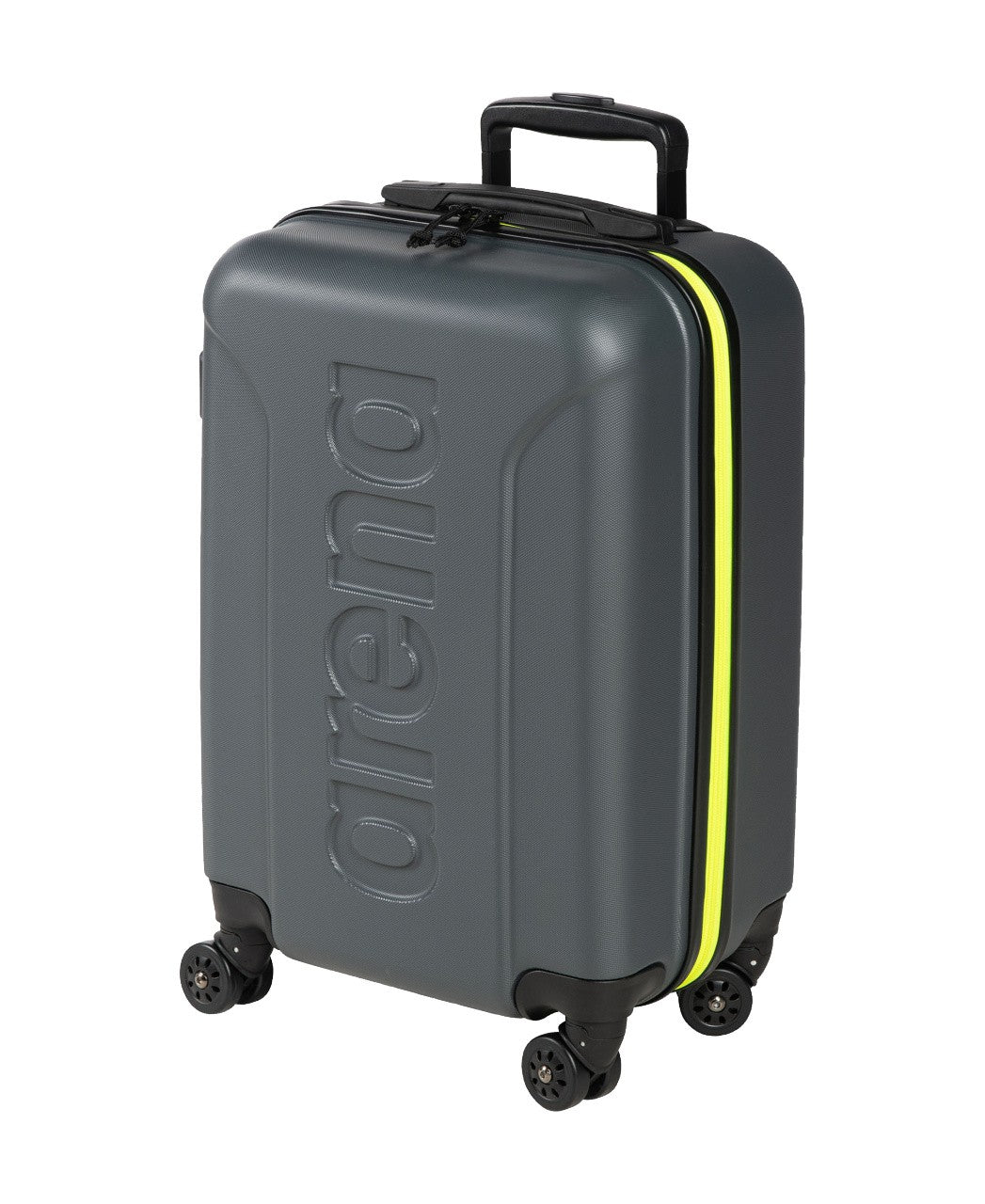 Hard Shell Cabin Trolley darksmoke-neonyellow