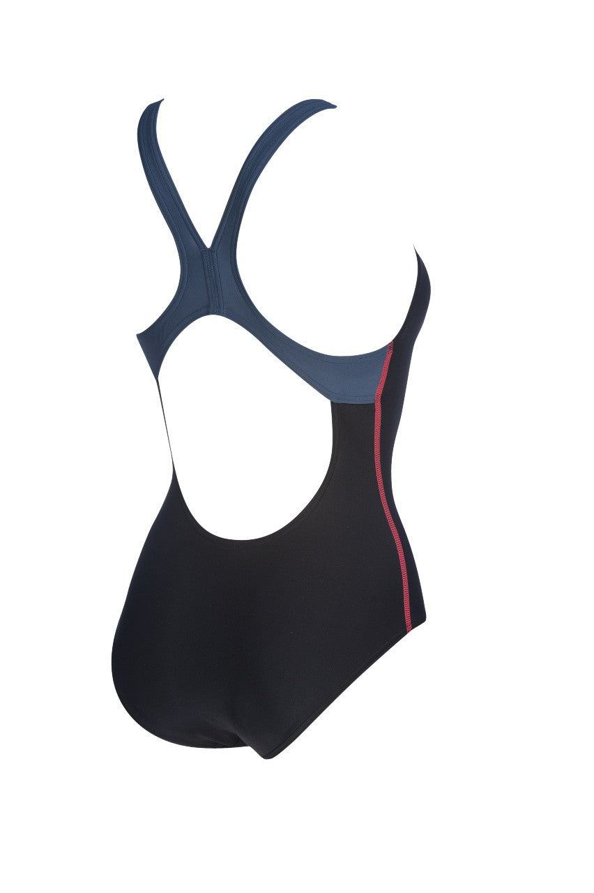 W Basics Swim Pro Back One Piece black-shark-red