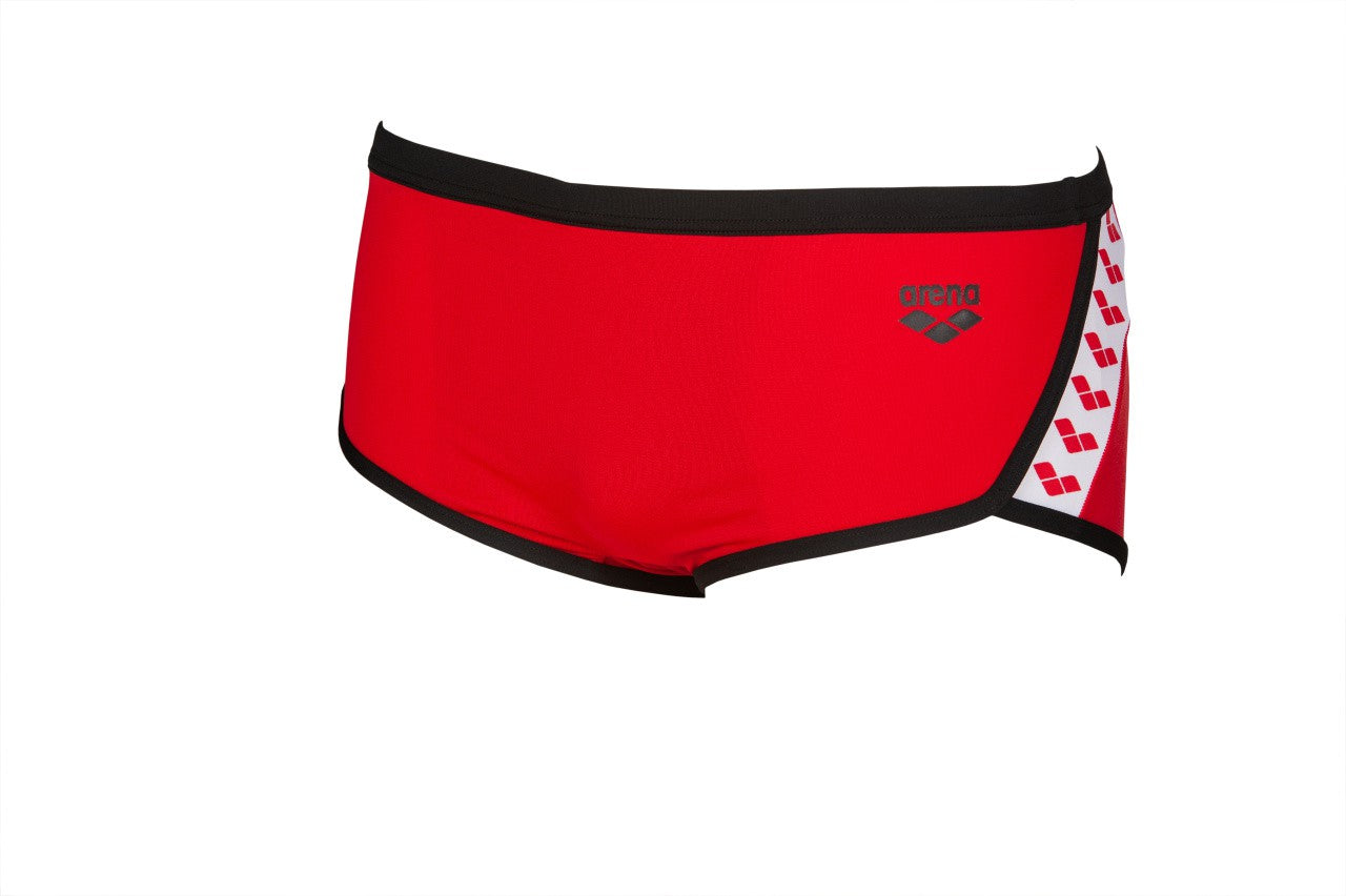 M Team Stripe Low Waist Short red-black