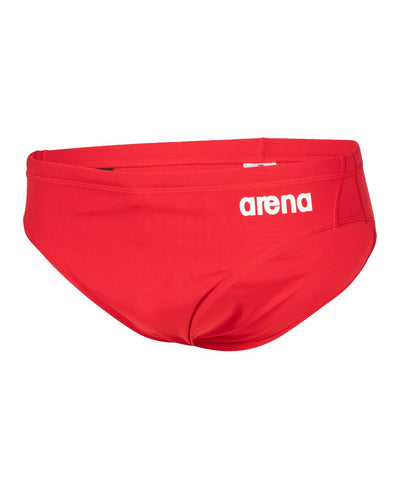 B Team Swim Briefs Solid red-white