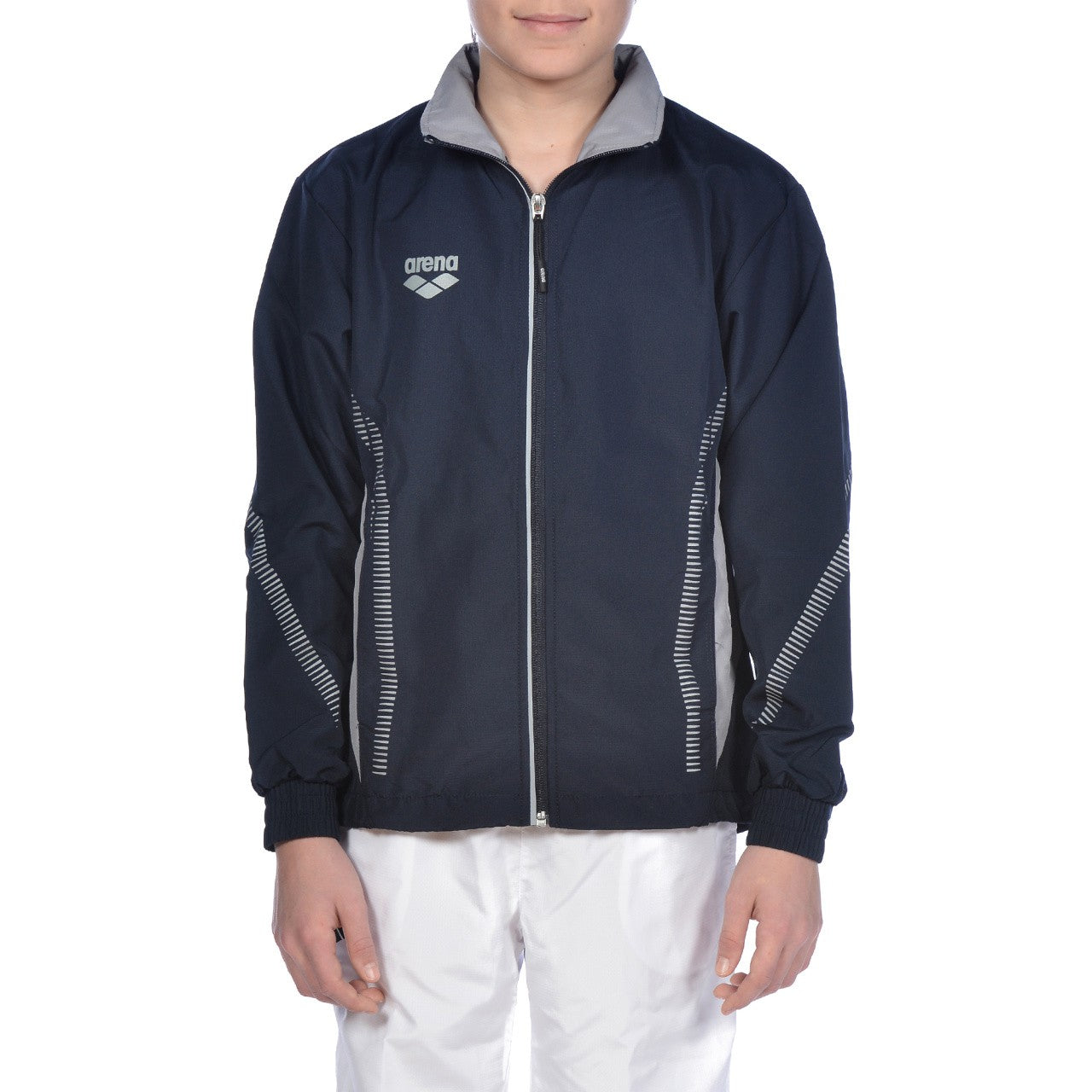 Jr Tl Warm Up Jacket navy/grey