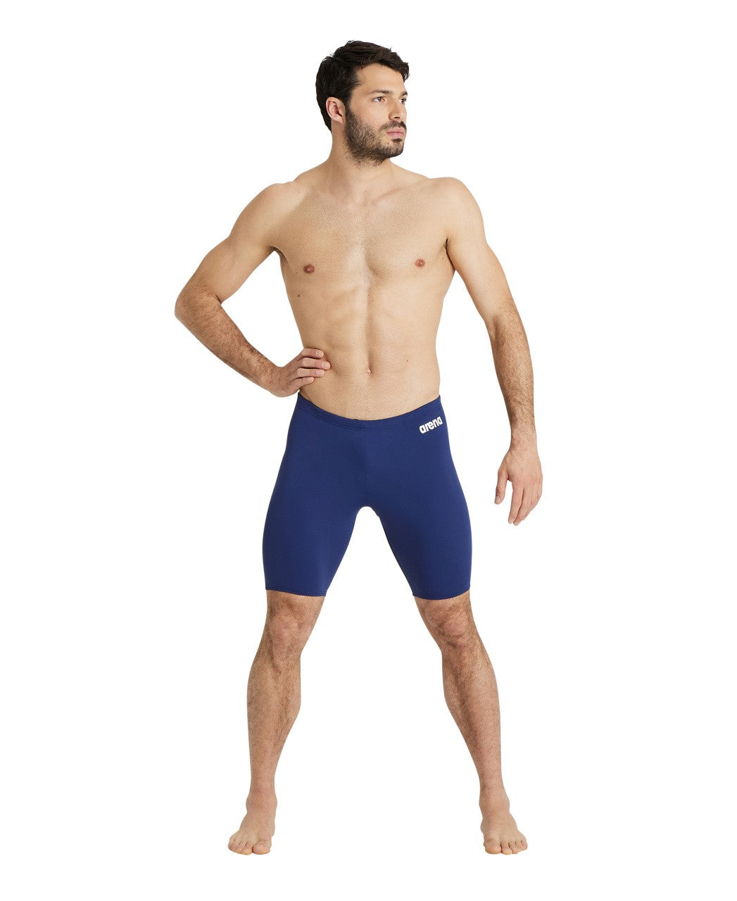 M Team Swim Jammer Solid navy-white