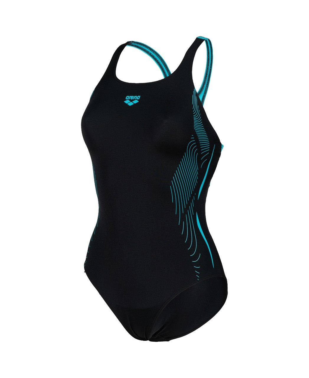 W Swimsuit Swim Pro Back Graphic black-martinica