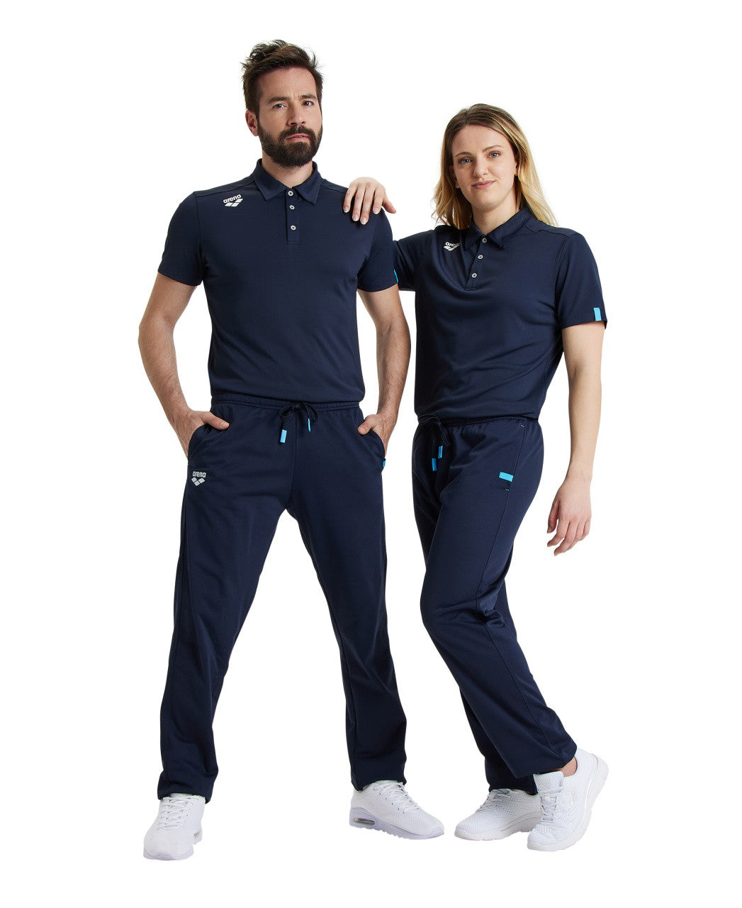 Team Pant Solid Knitted Poly navy