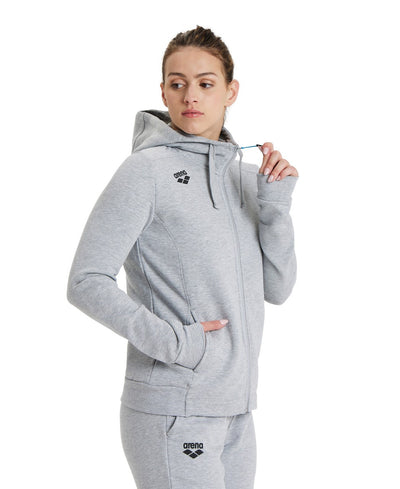 W Team Hooded Jacket Panel heather-grey