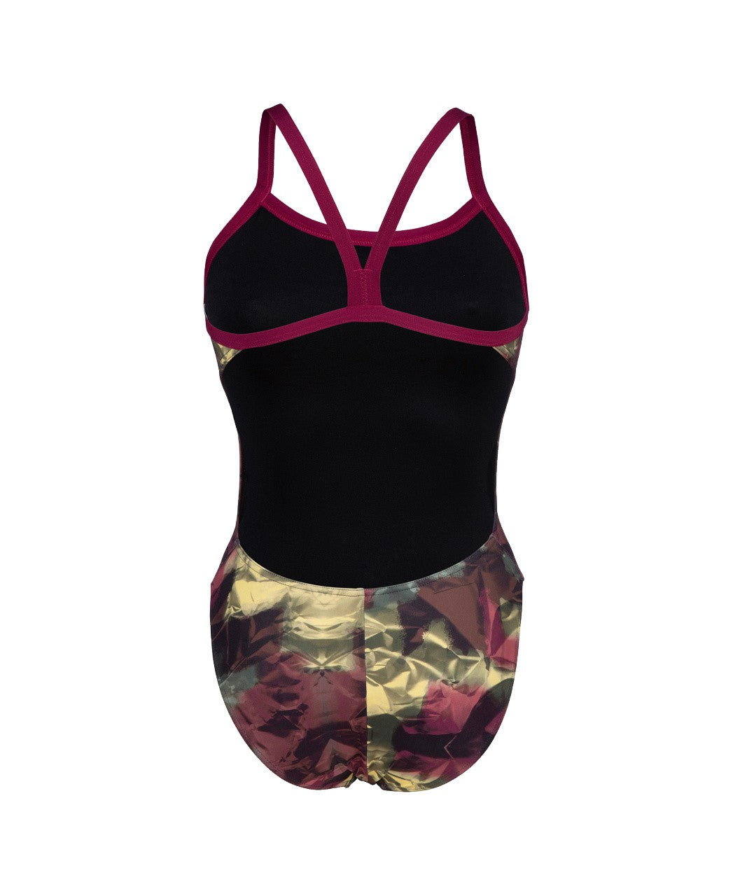 W Hero Camo Swimsuit Challenge Back redfandango/multi