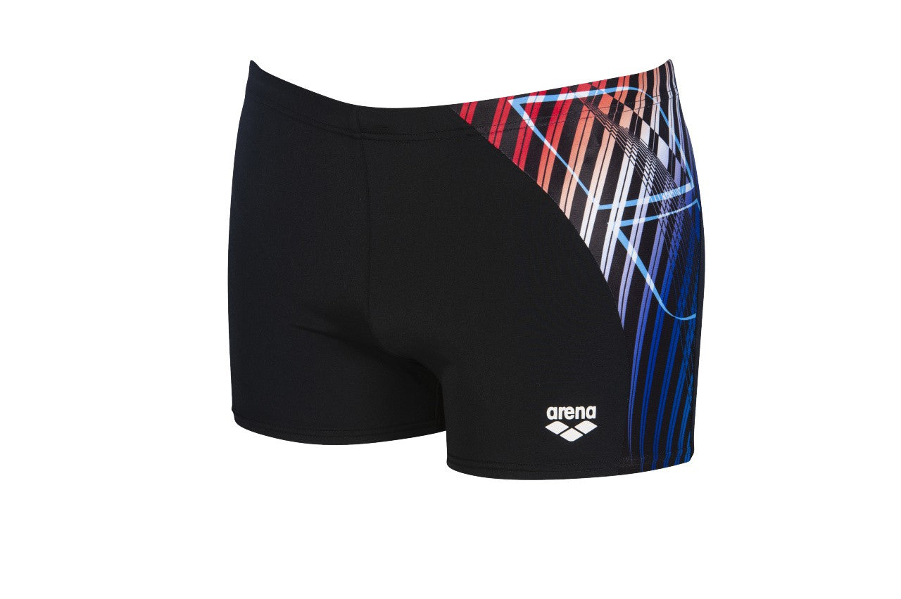 M Optical Waves Short black-multi