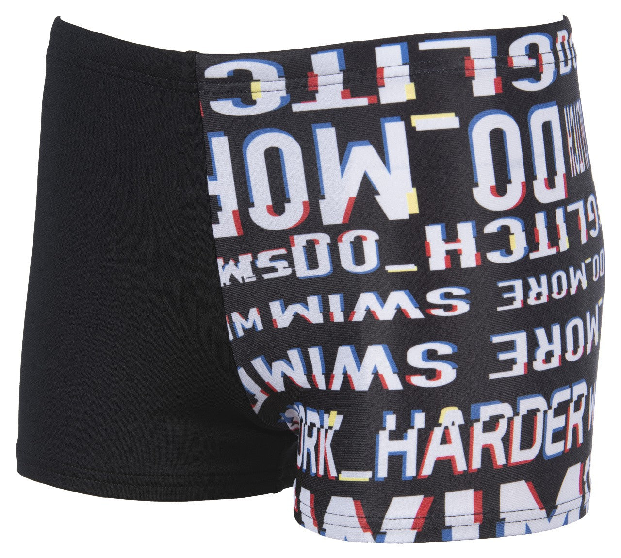 B Neon Glitch Jr Short black-black-multi