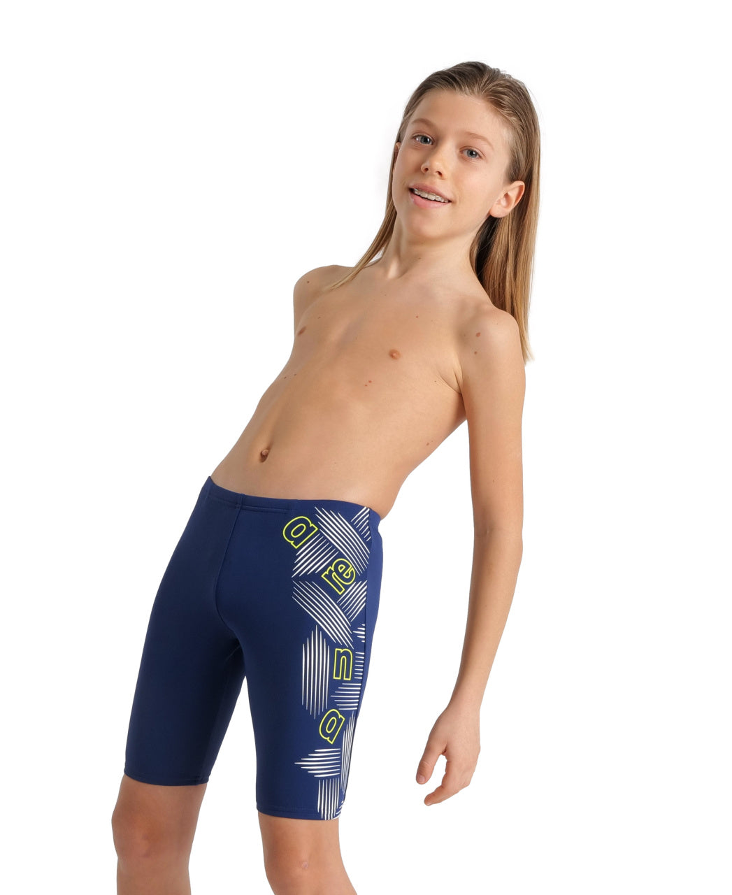 B Swim Jammer Graphic navy