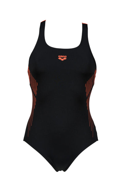 W Streak Swim Pro Back One Piece black-floreale