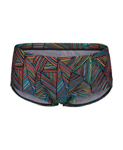 Men Overview Swim Low Waist Short black-multi