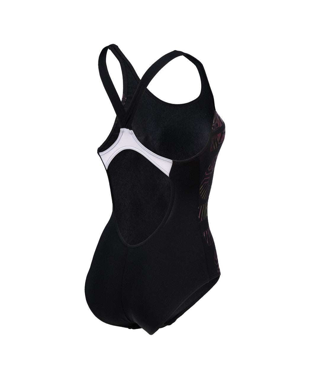 W Kikko Pro Swimsuit V Back Graphic black-white