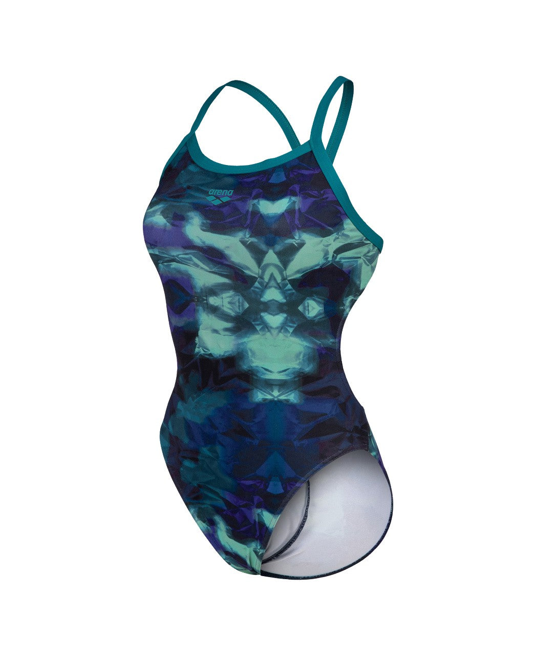 W Hero Camo Swimsuit Challenge Back greenlake/multi