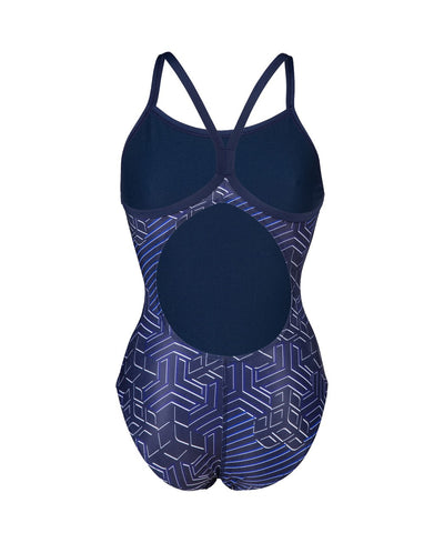 W Kikko Pro Swimsuit Lightdrop Back navy-multi