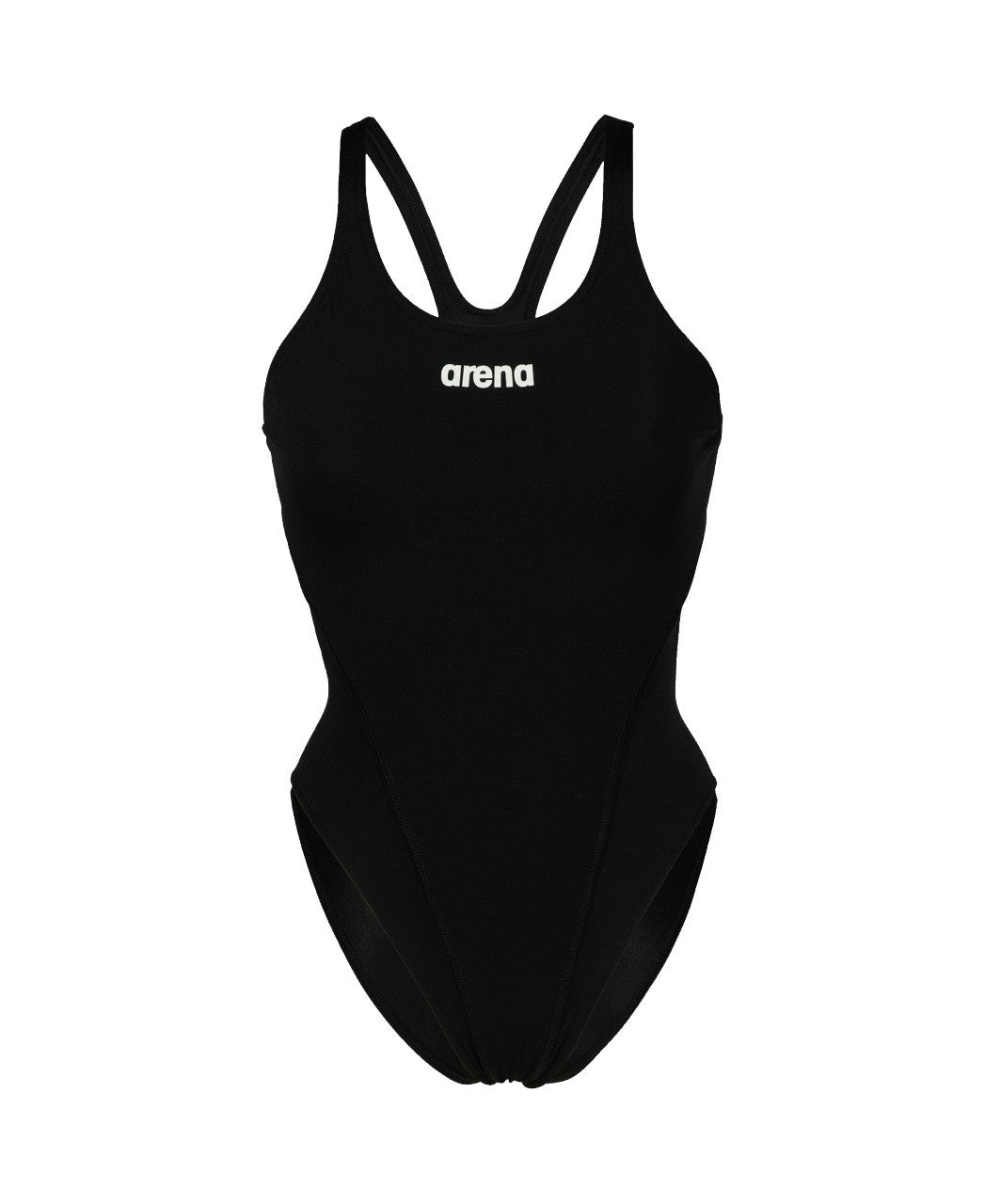 W Team Swimsuit Swim Tech Solid black-white