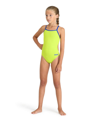 G Team Swimsuit Challenge Solid soft-green/neon-blue