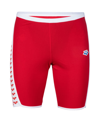 M Icons Swim Jammer Solid red-white
