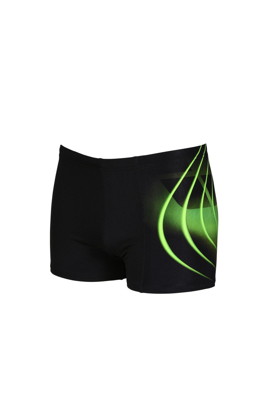 M Swim Short Placement black-green