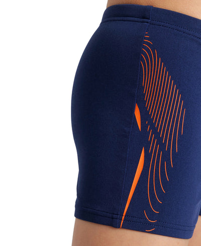 B Swim Short Graphic navy-mango