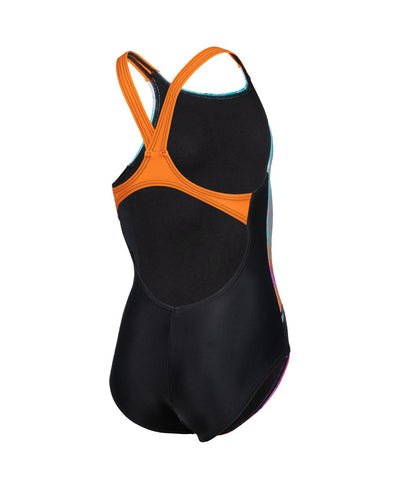 G Swimsuit V Back Placement black-mango