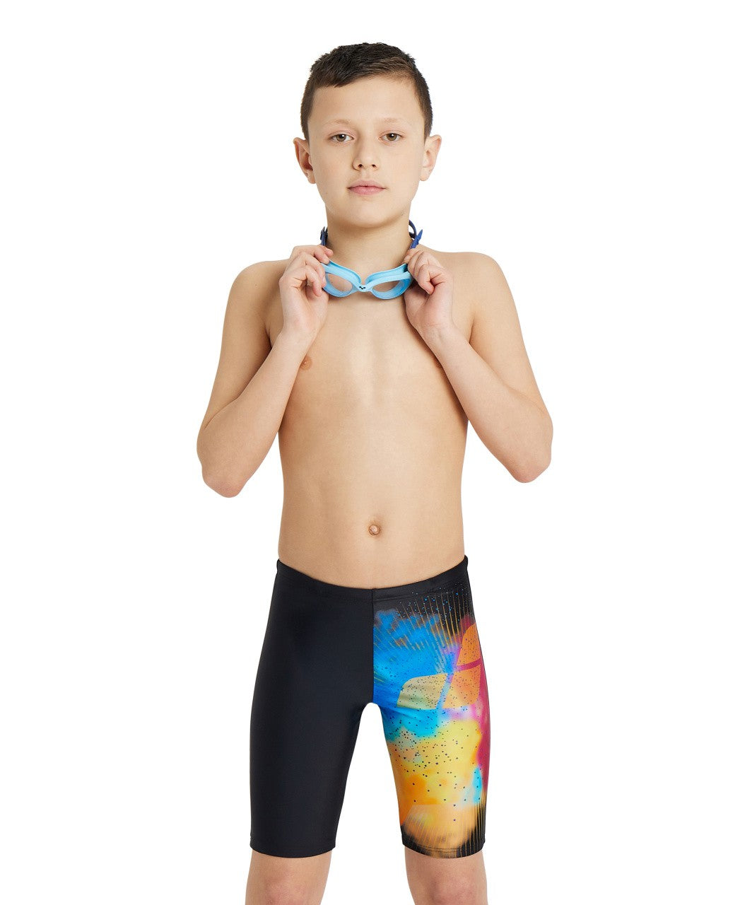 B Swim Jammer Placement black-multi