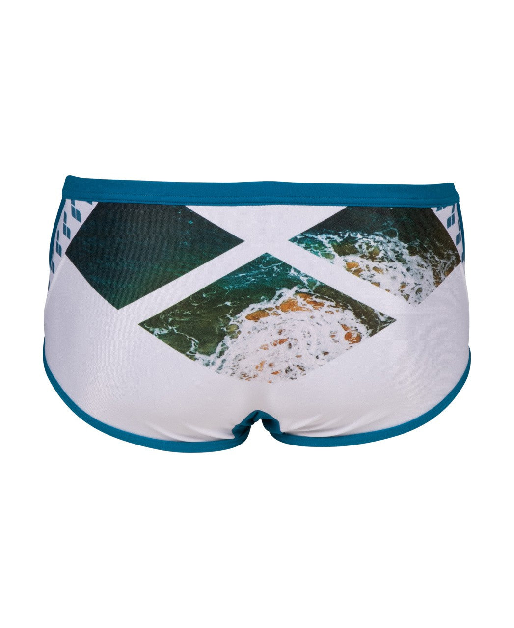 Men Planet Swim Low Waist Short blue-cosmo-white-multi