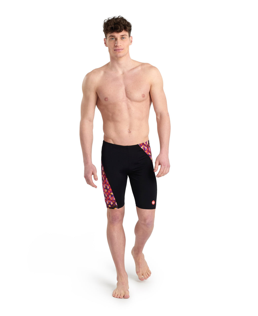 M Crazy Swim Jammer Allover Panel black-multi