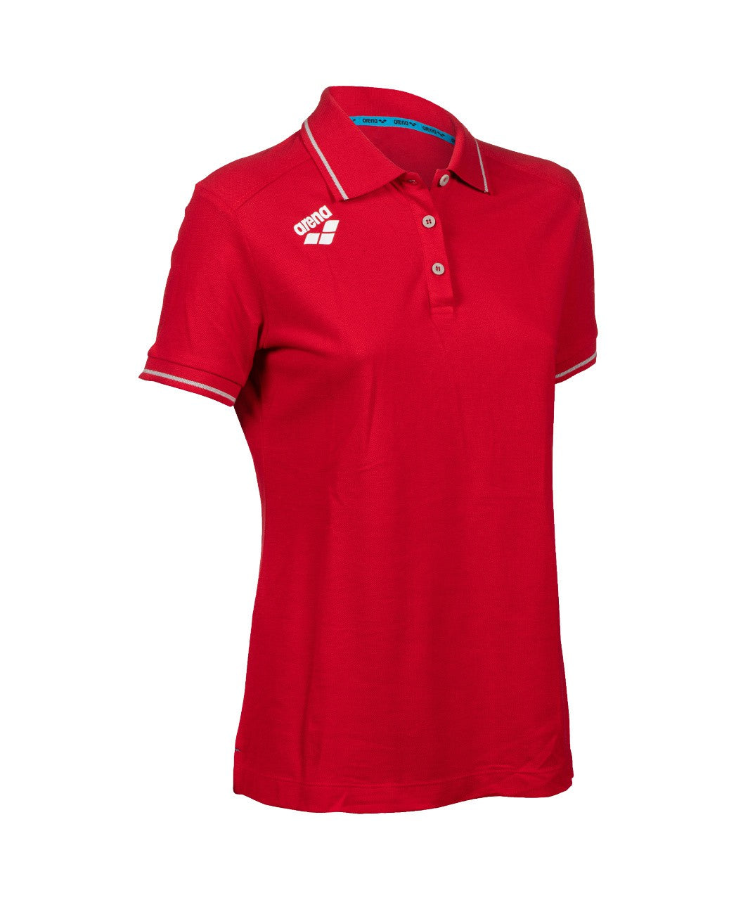 W Team Poloshirt Solid Cotton red