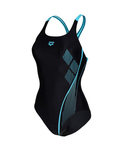 W Swimsuit Swim Pro Back Graphic black-martinica