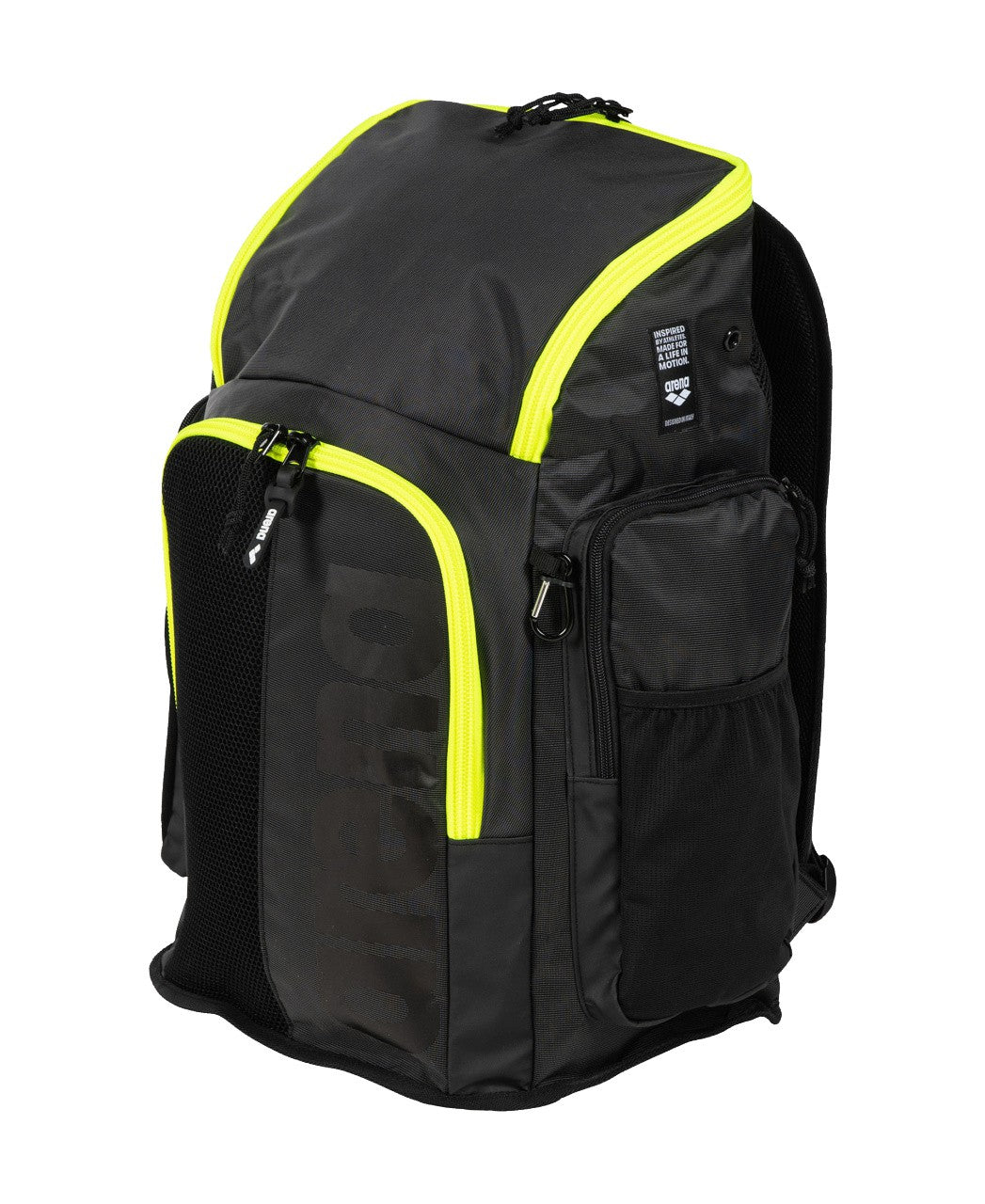 Spiky III Backpack 45 darksmoke-neonyellow