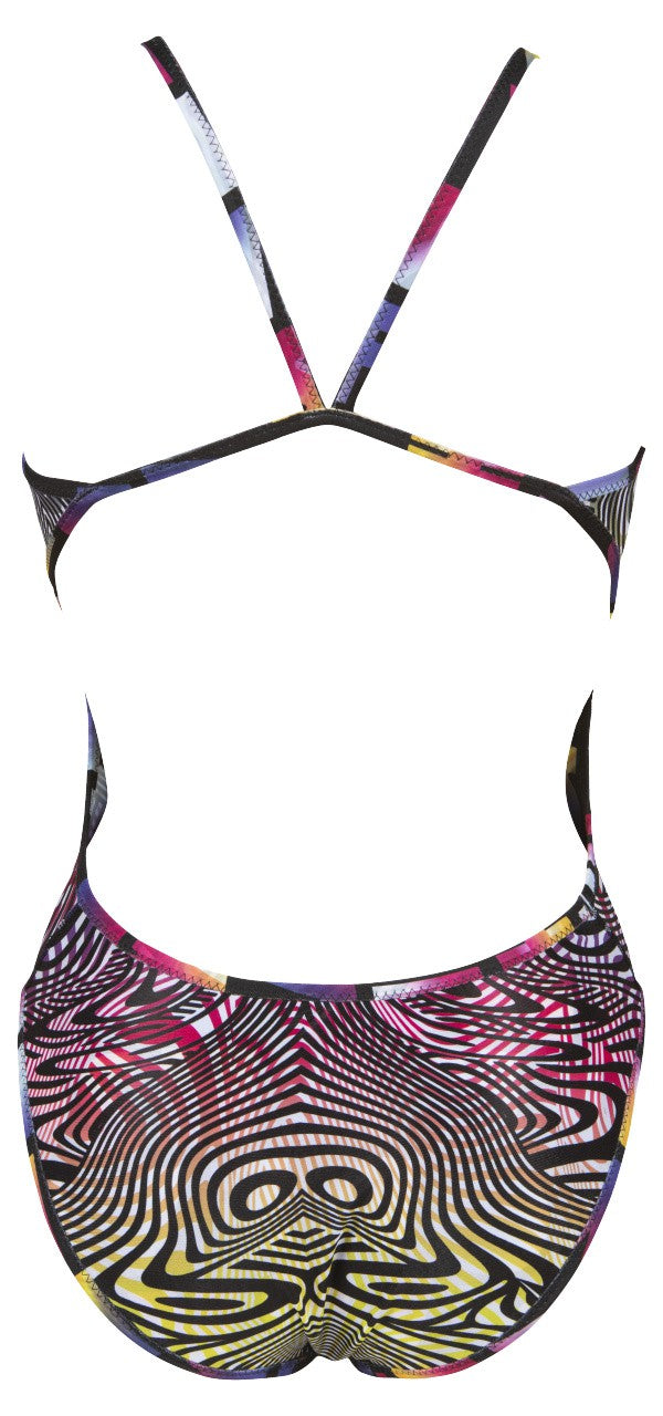 W Pop Reversible Challenge Back One Piece black-multi