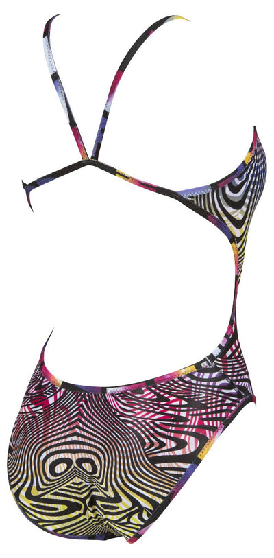 W Pop Reversible Challenge Back One Piece black-multi