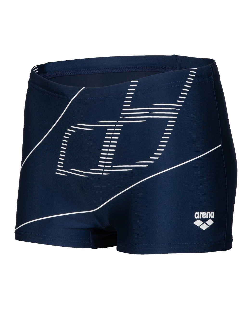 B Swim Short Logo navy-white