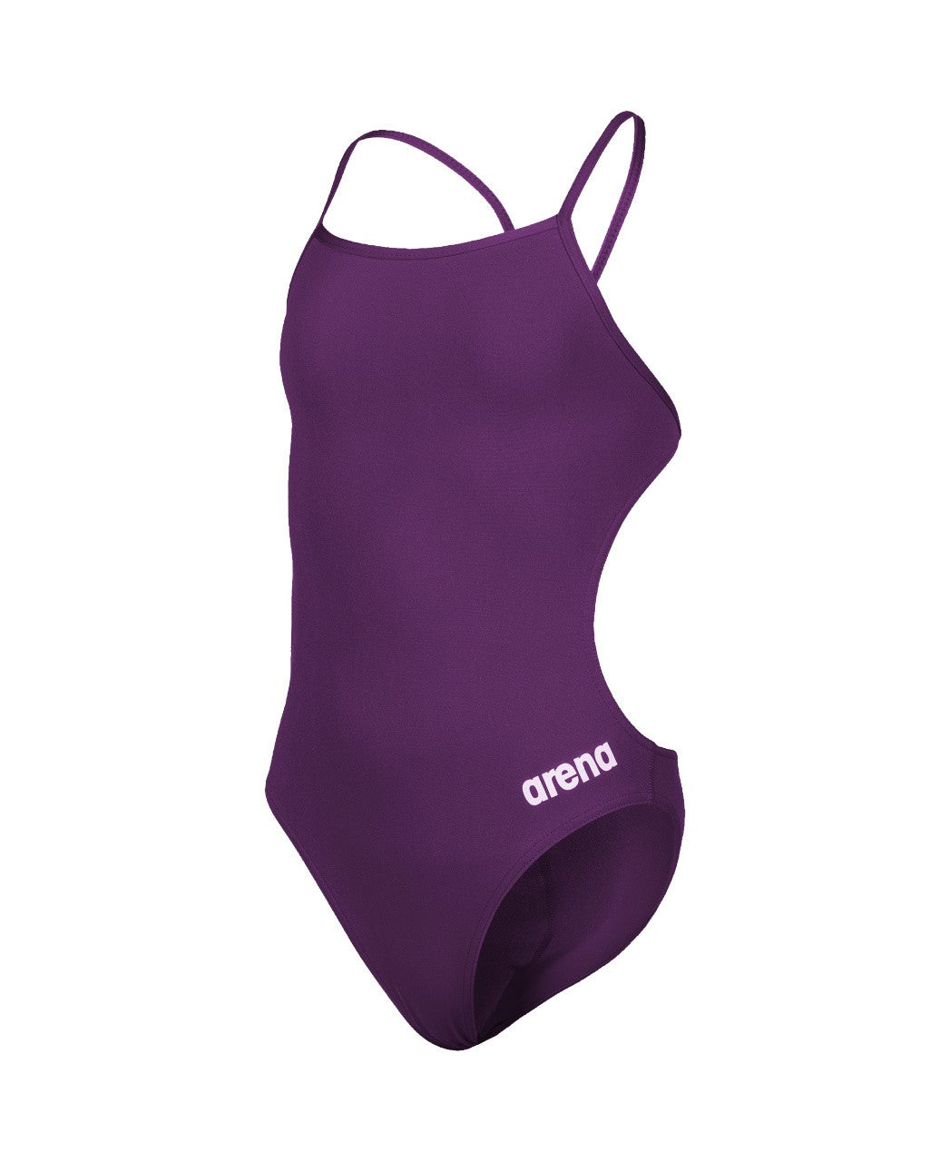 G Team Swimsuit Challenge Solid plum-white