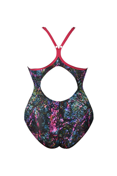 W Mountains Light Drop One Piece Plus freak-rose