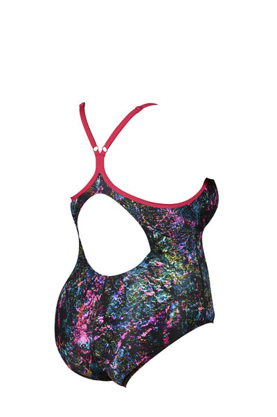 W Mountains Light Drop One Piece Plus freak-rose