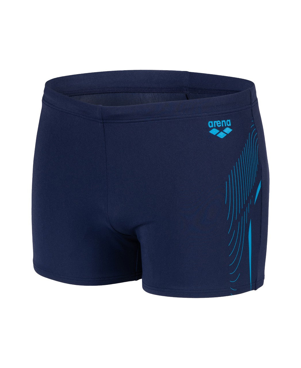 M Swim Short Graphic navy-turquoise