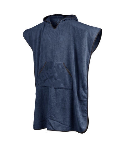 Hooded Poncho greyblue