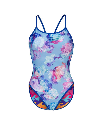 W Swimsuit Challenge Back Reversible Ao neonblue