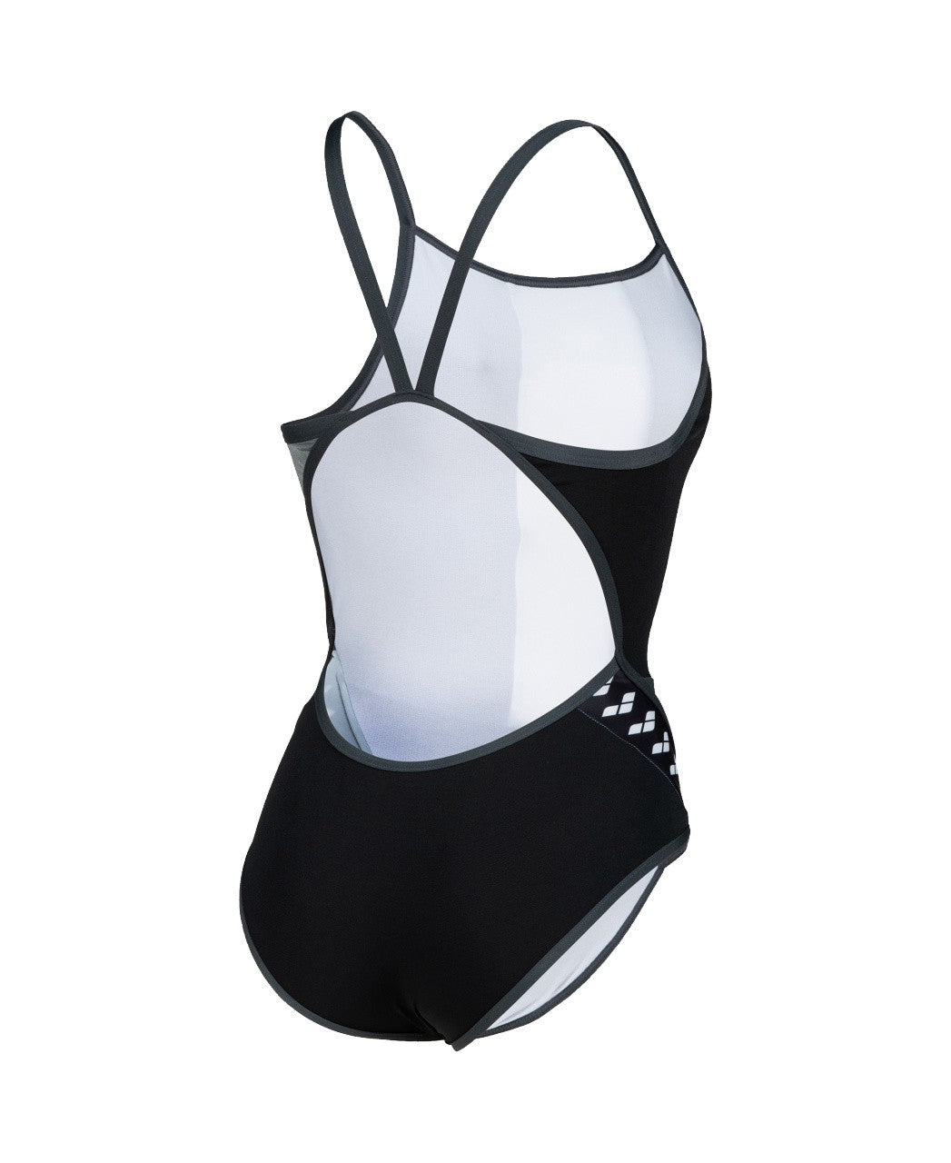 W Arena Icons Swimsuit Super Fly B Panel black-asphalt