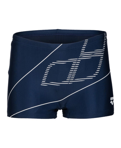 B Swim Short Logo navy-white